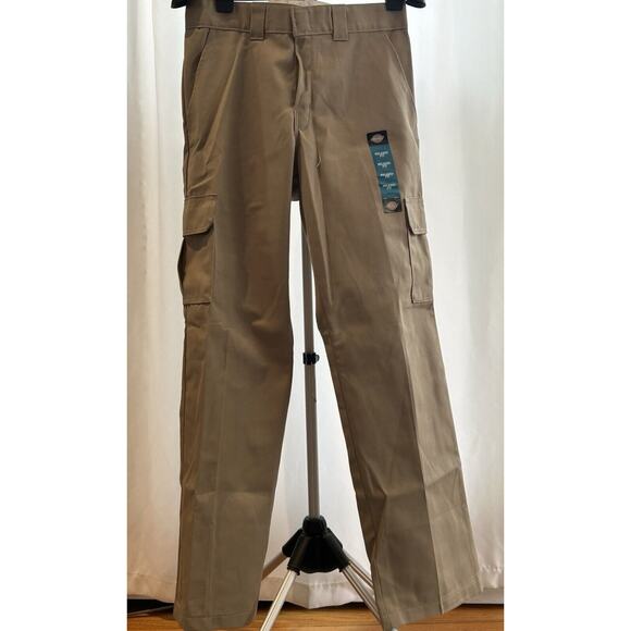 Dickies Other - NWT Dickies Relaxed Fit Straight Leg Cargo Khaki Pants 32 x 34